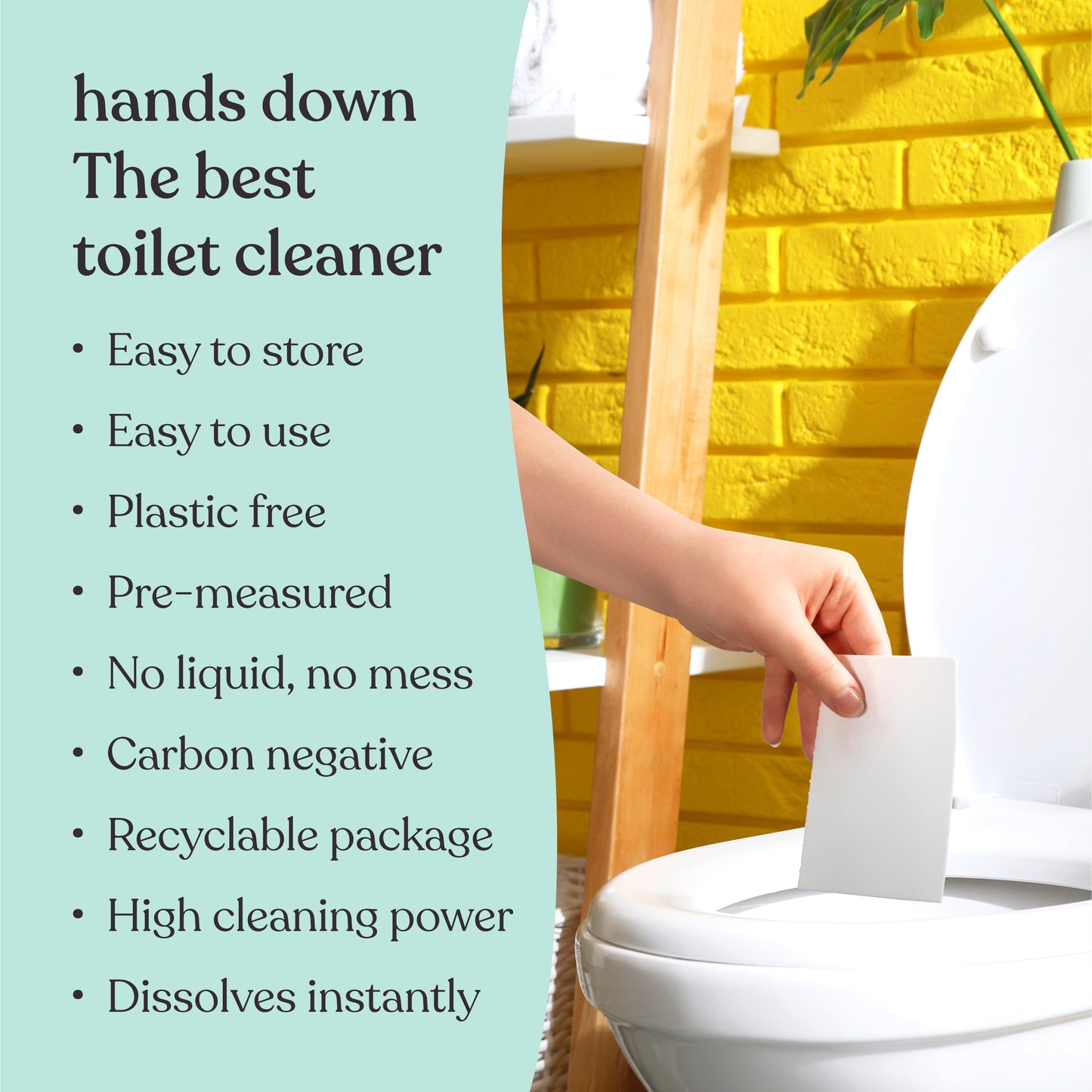 toilet cleaning strips, best-in-class claim badge